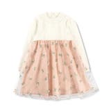 【プチキメ服】チュール長袖ワンピース 子供服 キッズ | ブランシェス | 詳細画像2