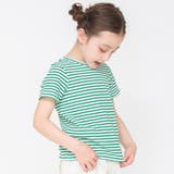 グリーン | 後ろリボン半袖Tシャツ 子供服 キッズ | ブランシェス