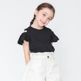 ブラック | 【接触冷感】肩見せ半袖Tシャツ 子供服 キッズ | ブランシェス