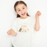 オフホワイト | プリント半袖Tシャツ 子供服 キッズ | ブランシェス