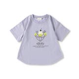 パープル | プリント半袖Tシャツ 子供服 キッズ | ブランシェス