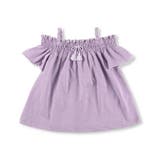 シャーリングオフショダーTシャツ 子供服 キッズ | ブランシェス | 詳細画像2 