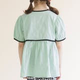 【プチレディ】配色パイピング半袖ブラウス 子供服 キッズ | ブランシェス | 詳細画像13 