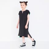 ブラック | Vネックロングジャンパースカート 子供服 キッズ | ブランシェス