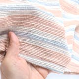 【ペア/お揃い】マルチボーダーツイード半袖ワンピース 子供服 キッズ | ブランシェス | 詳細画像10