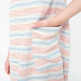 【ペア/お揃い】マルチボーダーツイード半袖ワンピース 子供服 キッズ | ブランシェス | 詳細画像7