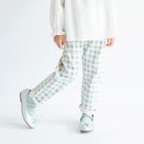 サックス | 【23AW】【マカロンパンツ】テーパードシルエットロングパンツ | ブランシェス