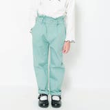 ライトグリーン | 【23AW】【マカロンパンツ】テーパードシルエットロングパンツ | ブランシェス