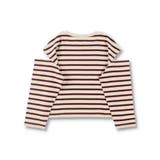 （ロイヤルコットン） ショルダーカットアウト長袖Tシャツ | ブランシェス | 詳細画像20 