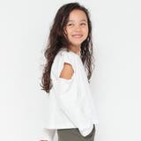 （ロイヤルコットン） ショルダーカットアウト長袖Tシャツ | ブランシェス | 詳細画像5 