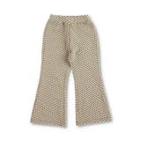 ブラウン | 花柄ジャガードロングパンツ | ブランシェス