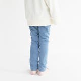 【あったか】デニムニット裏起毛ロングパンツ | ブランシェス | 詳細画像4 