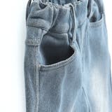 【あったか】デニムニット裏起毛ロングパンツ | ブランシェス | 詳細画像7 