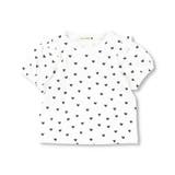 【プチプラ/吸水速乾】ハート柄半袖Tシャツ | ブランシェス | 詳細画像2