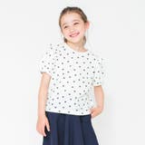 オフホワイト | 【プチプラ/吸水速乾】ハート柄半袖Tシャツ | ブランシェス