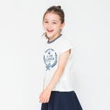オフホワイト | 【プチプラ】テニスモチーフプリント半袖Tシャツ | ブランシェス