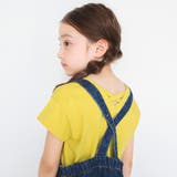 イエロー | 【プチプラ】背中クロスTシャツ | ブランシェス