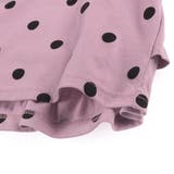 【WEB限定】無地/ドット柄バックフリル半袖Tシャツ 子供服 キッズ | ブランシェス | 詳細画像15