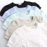 【WEB限定】パフスリーブ5分袖Tシャツ/子供服/キッズ/綿100%/女の子 | ブランシェス | 詳細画像9 
