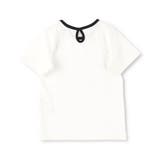 オフホワイト | 【WEB限定/綿100%】配色半袖Tシャツ/子供服/キッズ/女の子 | ブランシェス
