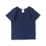 ネイビーブルー | 【WEB限定/綿100%】配色半袖Tシャツ/子供服/キッズ/女の子 | ブランシェス