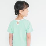 ライトグリーン | 【WEB限定/綿100%】配色半袖Tシャツ/子供服/キッズ/女の子 | ブランシェス