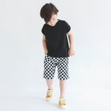 ブラック | 【WEB限定】フレンチスリーブ半袖Tシャツ 子供服 キッズ | ブランシェス