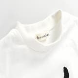 黒ネコプリントフレンチスリーブTシャツ 子供服 キッズ | ブランシェス | 詳細画像4 