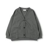 チャコールグレー | 【WEB限定】UVケア長袖カーディガン 子供服 キッズ | ブランシェス