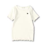 オフホワイト | 【GOOD PRICE】ストレッチテレコ半袖Tシャツ | ブランシェス