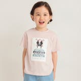 ピンク | 【プチプラ】リボンアソートプリントTシャツ | ブランシェス