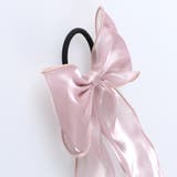 オーガンジービッグリボンヘアゴム | ブランシェス | 詳細画像16 