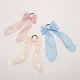 オーガンジービッグリボンヘアゴム | ブランシェス | 詳細画像8 