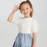 アイボリー | ハートフロッキースリーブTシャツ | ブランシェス