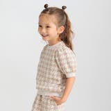 ブラウン | 千鳥ジャガードトップス | ブランシェス