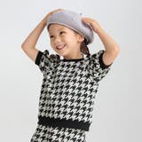 ブラック | 千鳥ジャガードトップス | ブランシェス