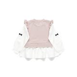 リボン付き重ね着風トップス | ブランシェス | 詳細画像11 