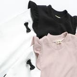 リボン付き重ね着風トップス | ブランシェス | 詳細画像4 