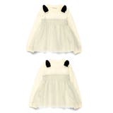 チュールドッキング長袖Ｔシャツ | ブランシェス | 詳細画像11 