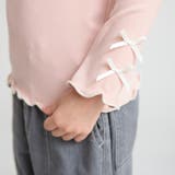 【モチモチニットソー】袖リボン付き長袖Tシャツ | ブランシェス | 詳細画像18