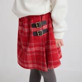 シャギーチェックスカート | ブランシェス | 詳細画像14 