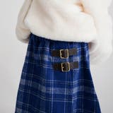 シャギーチェックスカート | ブランシェス | 詳細画像7 