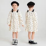 肩リボンカットソーワンピース | ブランシェス | 詳細画像3