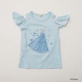 エルサ_(21ブルー) | 【DisneyCollection ディズニーコレクション】肩あき半袖Tシャツ … | ブランシェス