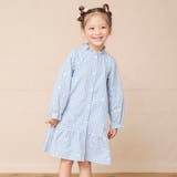 ブルー | 【おそろい】さくら刺繍ワンピース | ブランシェス