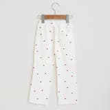 オフホワイト | 【ブランシェスmini】ハートポケットロングパンツ | ブランシェス