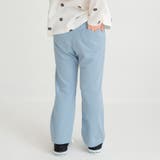 サックス | 【ブランシェスmini】ハートポケットロングパンツ | ブランシェス