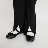 スリット入りロングパンツ/フレア パンツ/デニム/デニムパンツ | ブランシェス | 詳細画像22 