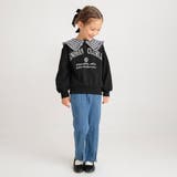 スリット入りロングパンツ/フレア パンツ/デニム/デニムパンツ | ブランシェス | 詳細画像3 