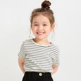 ボーダー | ストレッチテレコ半袖Tシャツ | ブランシェス